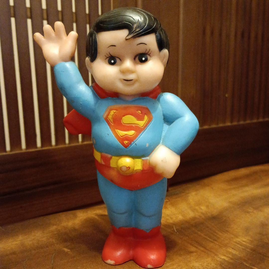 レア 1978年製 DC コミックス スーパーマン ソフビ レトロ