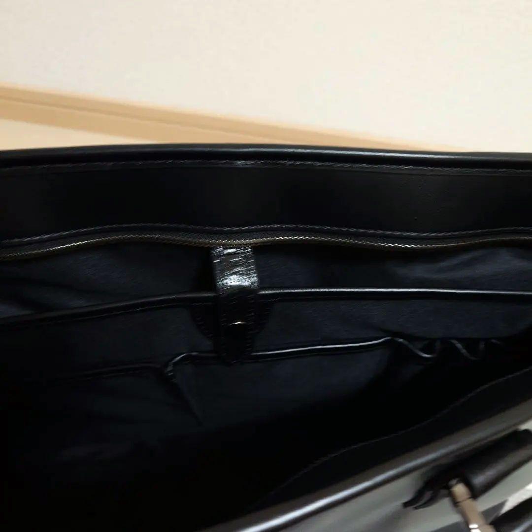 【TRANSIC】[ LENO ]第2世代 本革 ビジネストートバッグ　ブラック