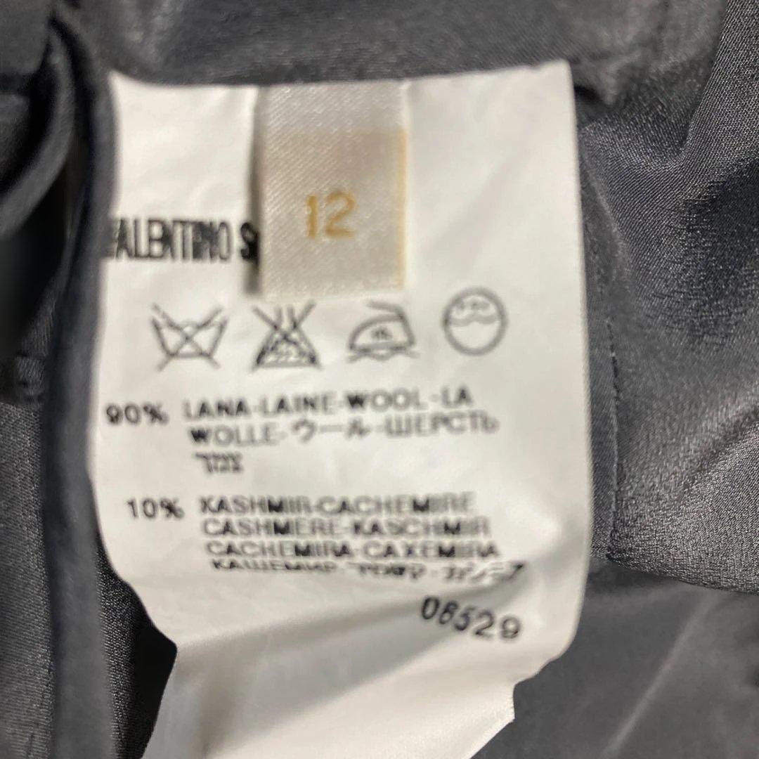 VALENTINO ヴァレンティノ　グレー ひざ丈スカート12 タグ付き未使用品