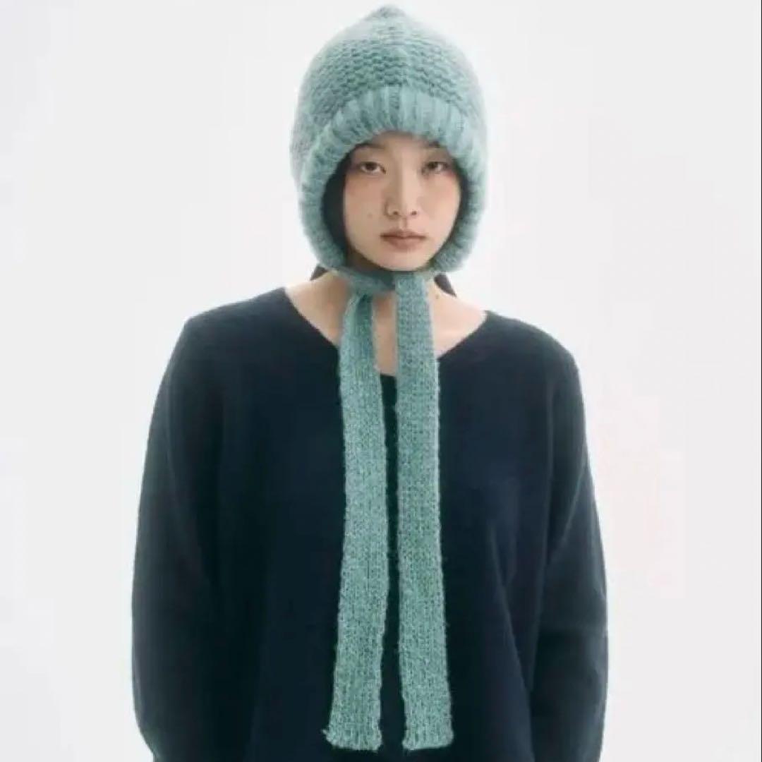 Baby knit babushka ivory andmary