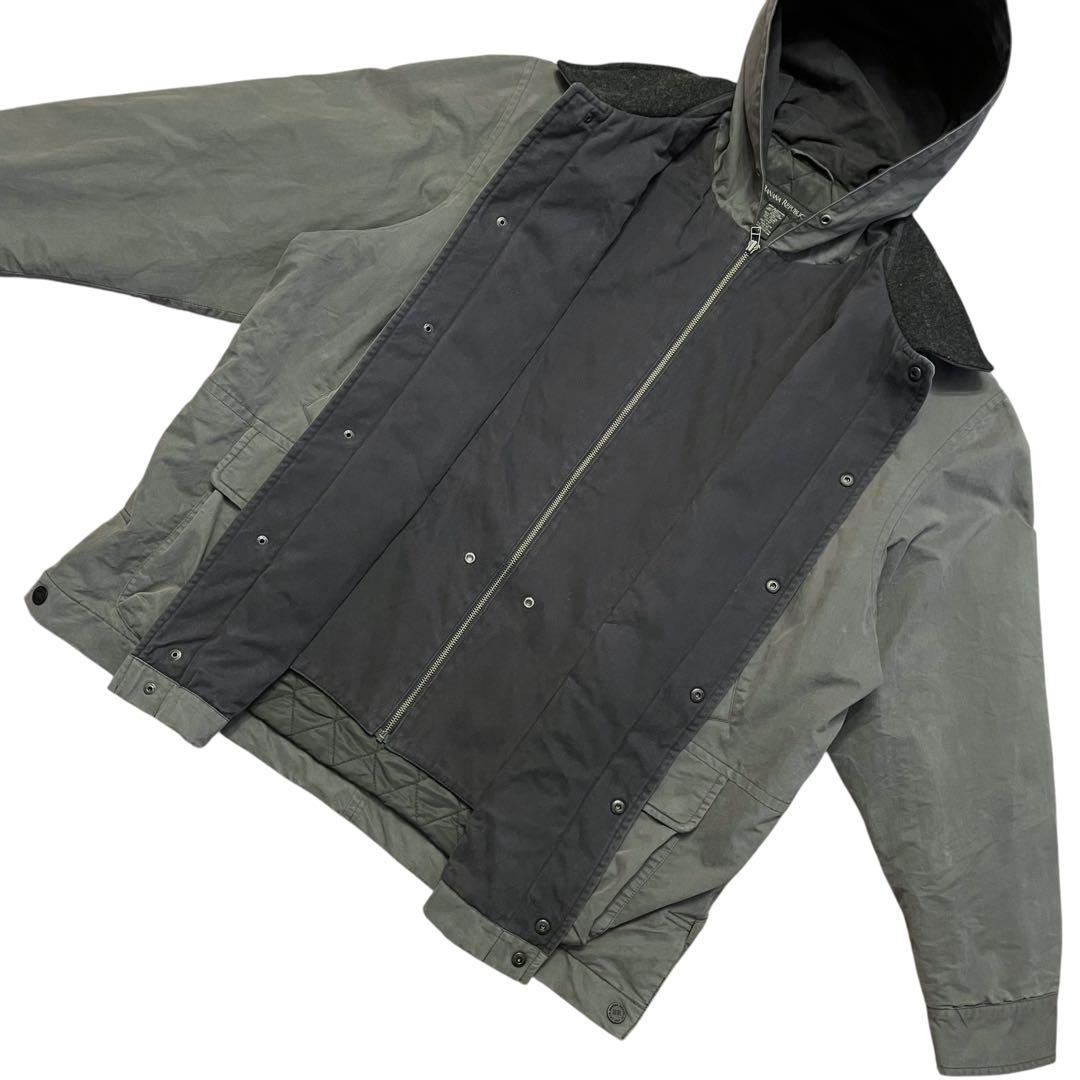 【美品】BANANA REPUBLIC 90s レイヤード フードジャケット