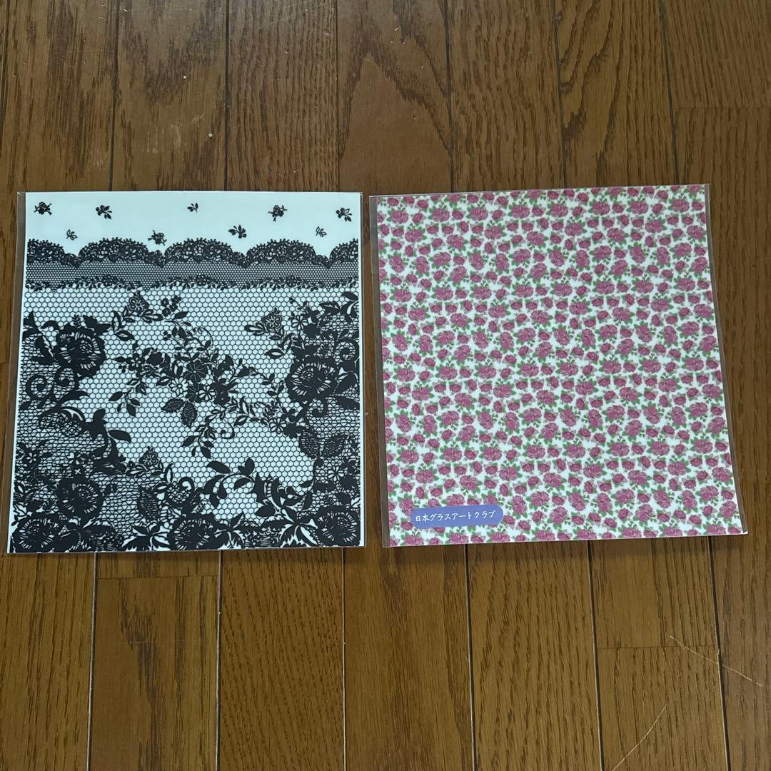 ⭐️新品⭐️グラスアートフィルム10枚セット　（限定&カタログ販売中）