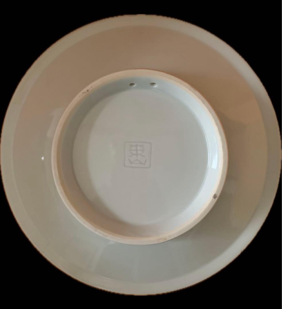 宮永東山　作　ギリシヤ女人　色絵画皿　一点物