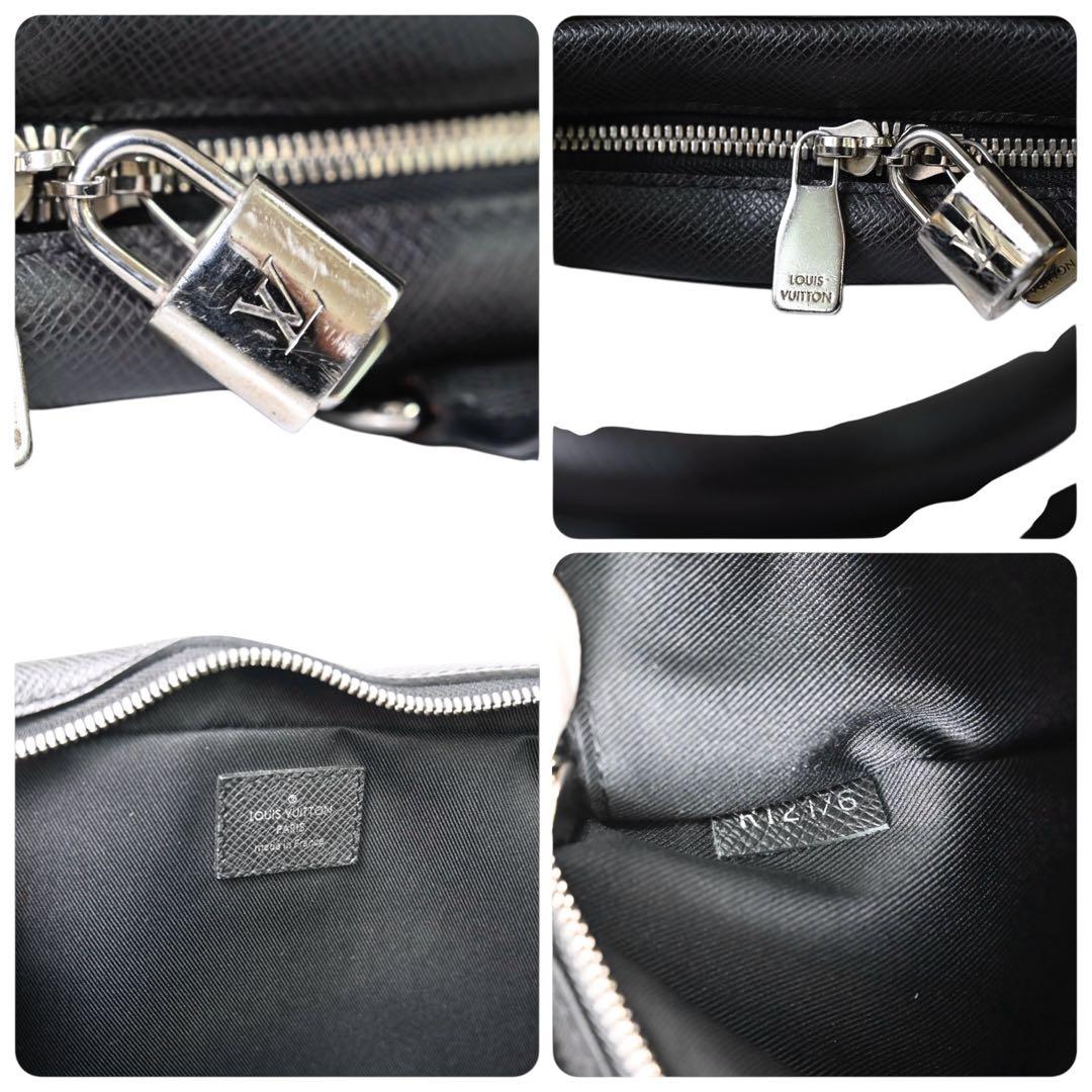 【美品】ルイヴィトン タイガ ビジネスバッグ ブラック トート ハンドバッグ