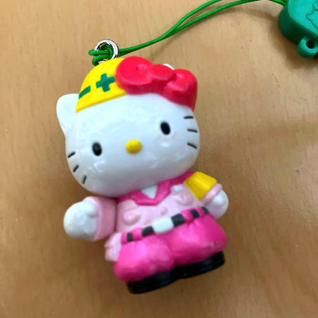 ハローキティ 工事現場　安全第一　ストラップ