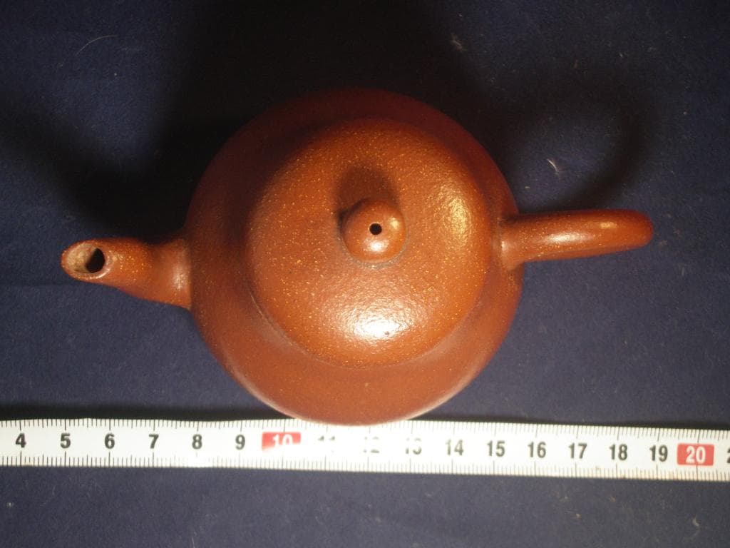 中国宜興紫砂壷　梨皮名壺　古い急須　　本物保証