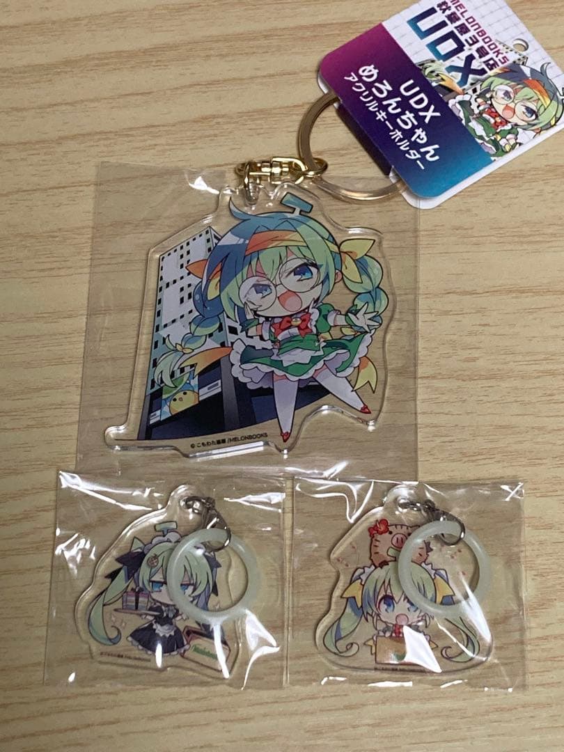 UDX明太子ご当地めろんちゃん アクキーアクスタカプセルトイ こもわた遥華