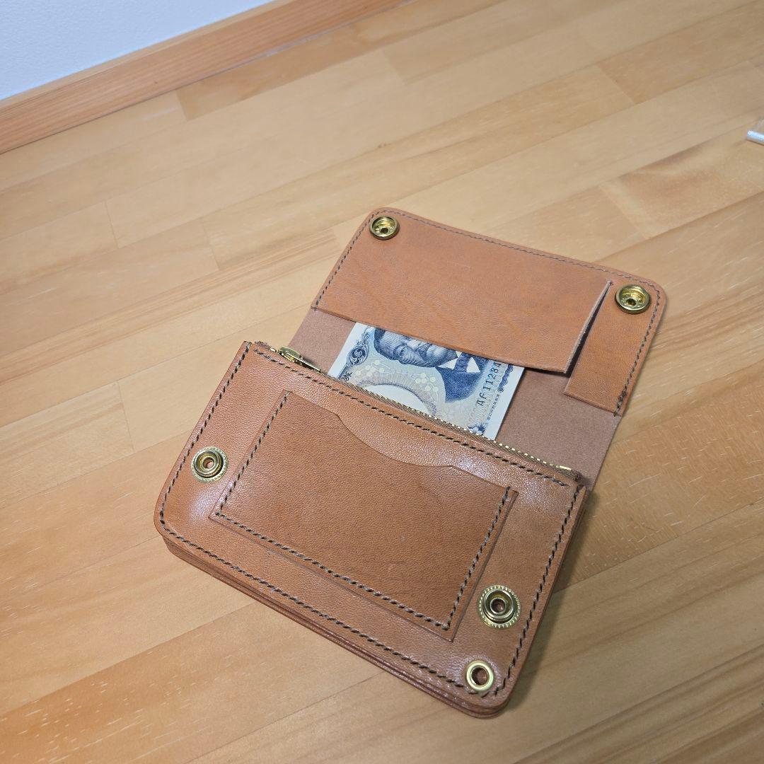 MARYAMホースバット使用　【お札を折らずに収納】ミドルトラッカーウォレット