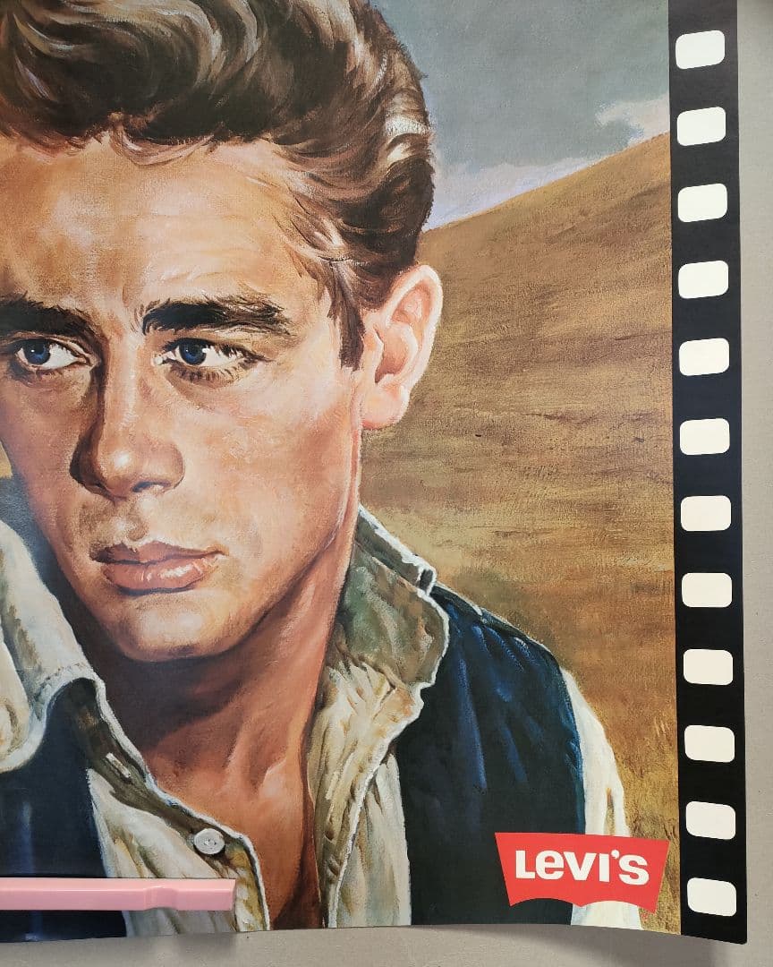ジミー＆モンロー★リーバイス希少 大型ポスター★希少貴重★ジェームス・ディーン