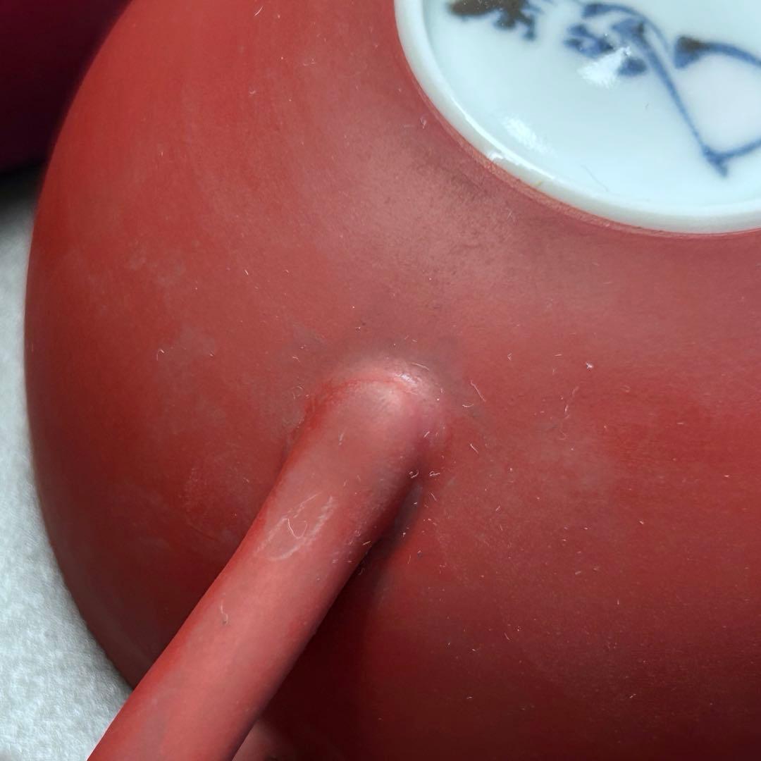 清水焼 京焼 平安瑞昭造 珈琲碗　6客セット 人物絵 大野瑞昭　 -315-