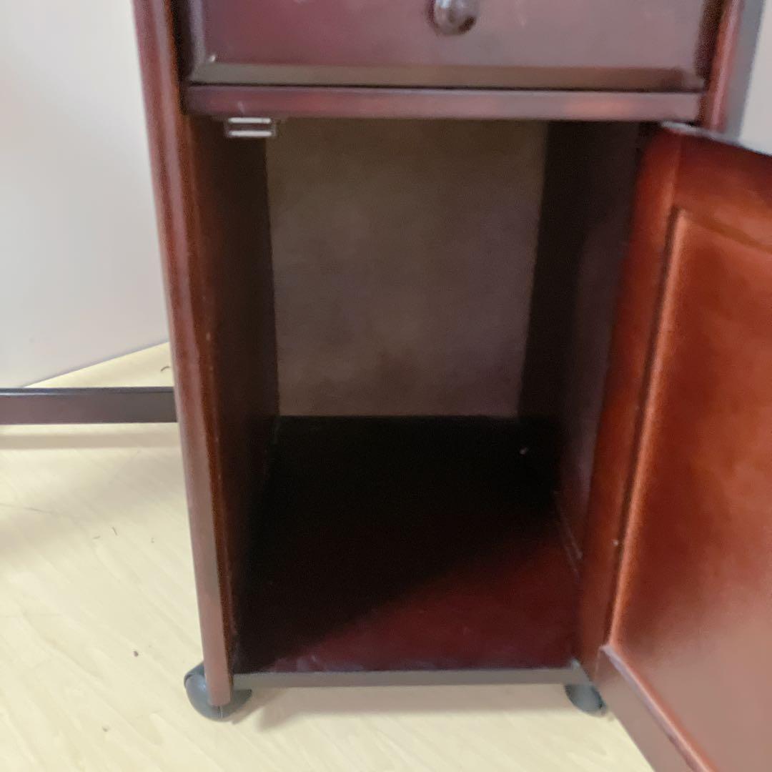 バタフライテーブル　折りたたみテーブル　キャスター付き　キッチンテーブル