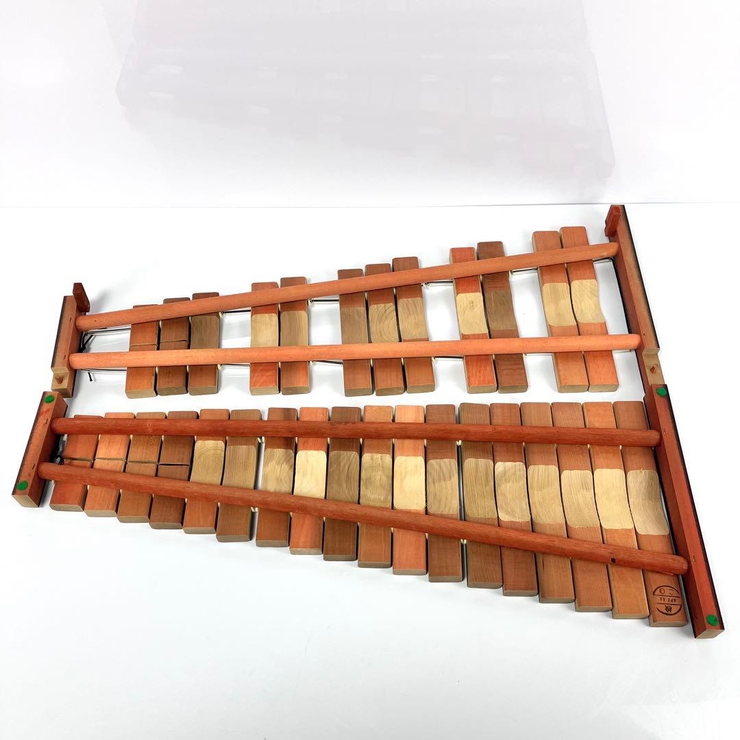 YAMAHA 卓上木琴 No.185 箱、マレット付き ①