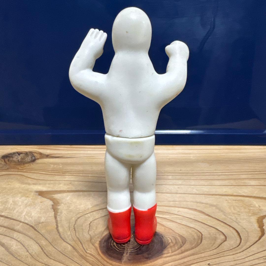 激レア‼️ 無版権 当時物タイガーマスク ミスターノー パチ ソフビ