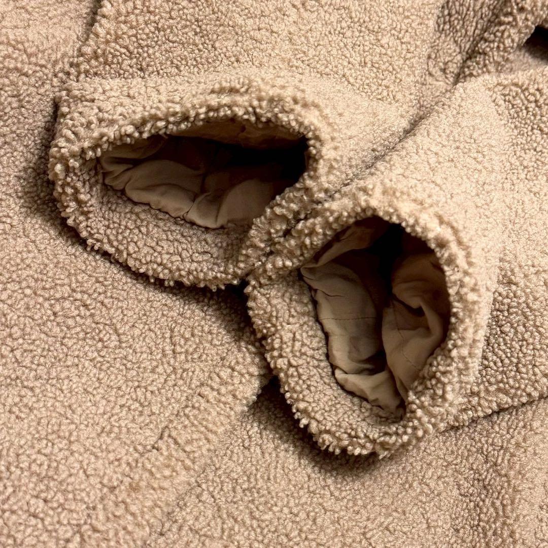 ローレン ラルフローレン テディベアコート ボアコート キャメル M