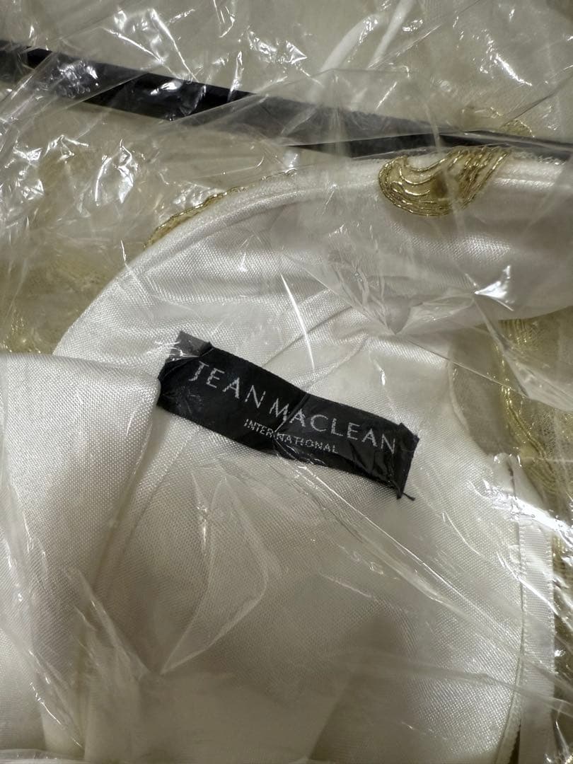 JEAN MACLEAN ビーズ刺繍ロングドレス