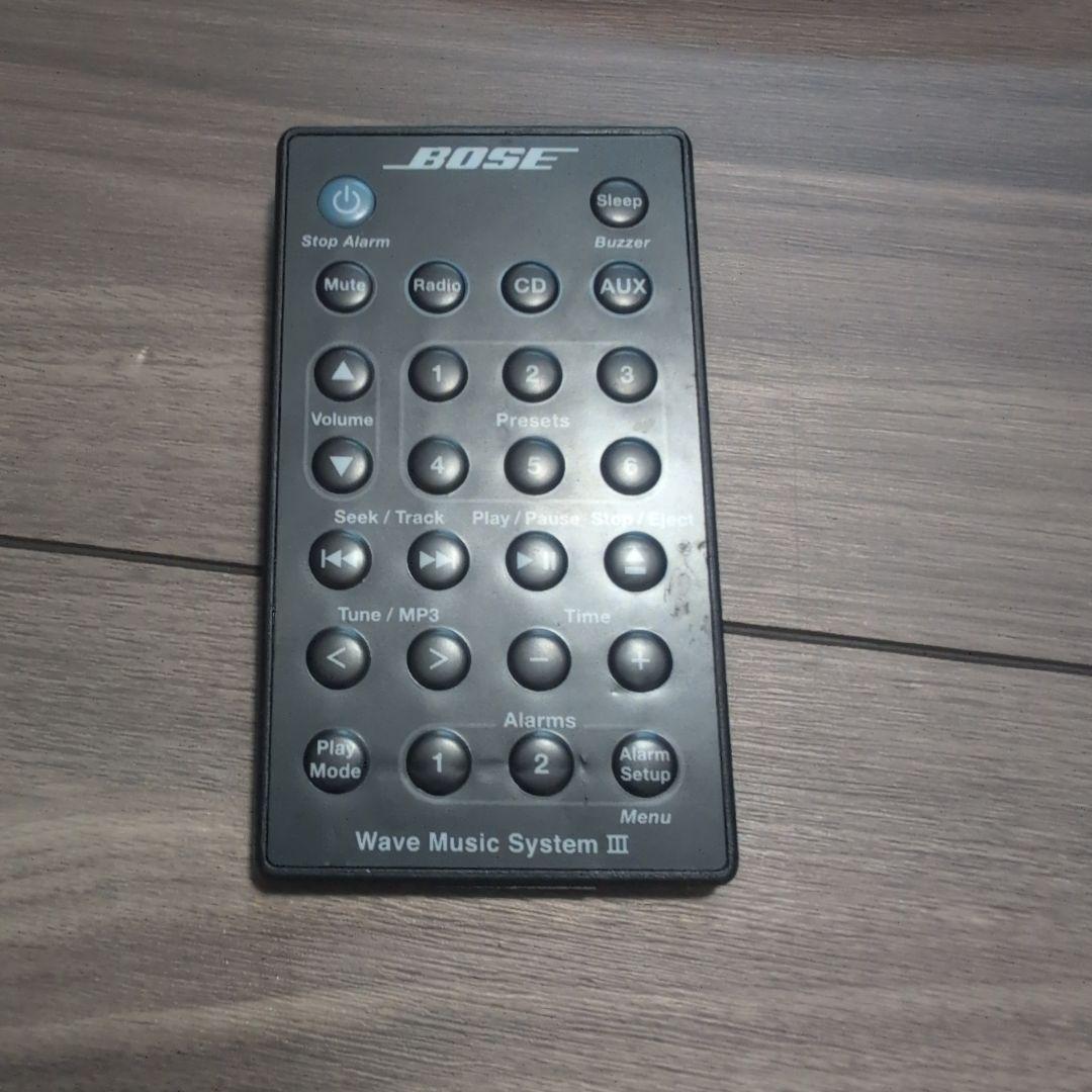 リモコンBluetoothアダプター付】BOSE WAVE radio III
