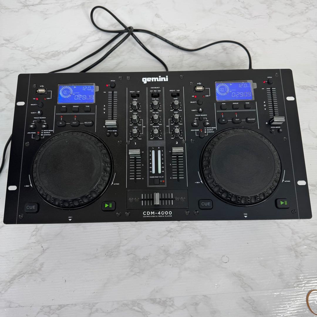 gemini CDM-4000 DJメディアプレーヤー CD USB CDJ gemini CDM-4000 DJ