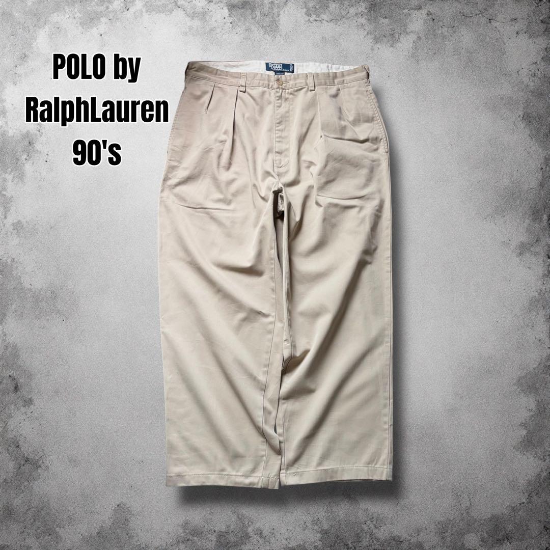 90s RalphLauren アンドリューパンツ USA ヴィンテージポロチノ - メルカリ