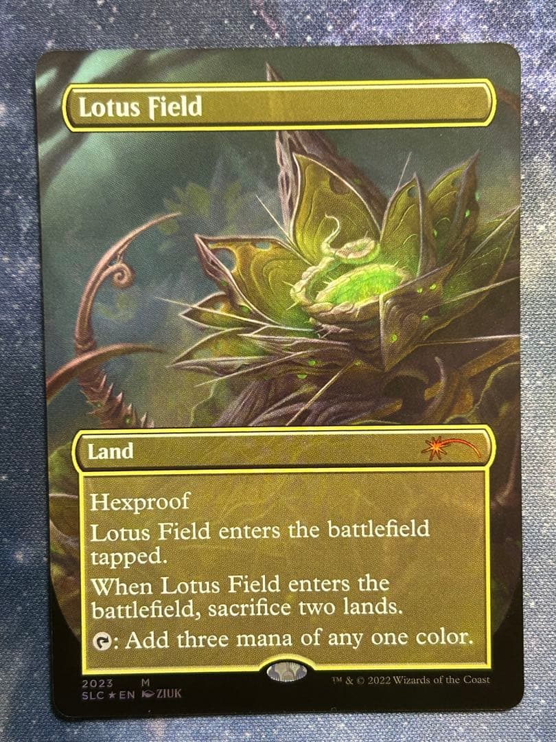 MTG 睡蓮の原野/Lotus Field foil 4枚セット