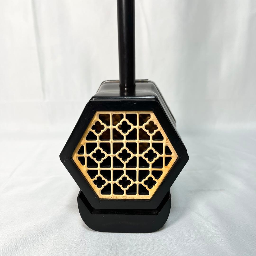 黒檀 二胡 本革 蛇革 中国 民族楽器