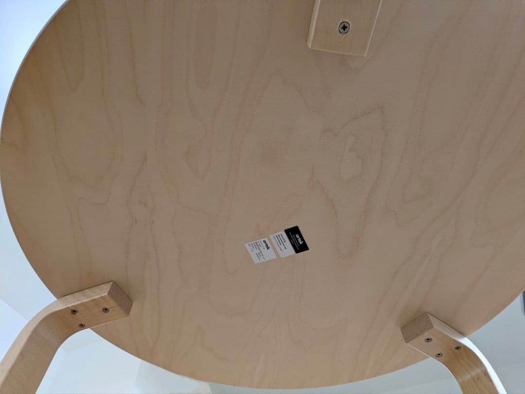 C*d様 アルテック 90B テーブル バーチ 円形 ナチュラルラッカー art