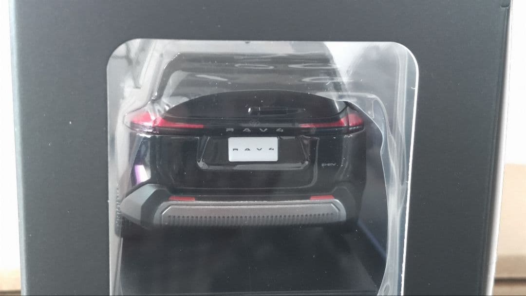 トヨタ 新型RAV4 ミニカー Z 黒 アティチュードブラックマイカ 1/30