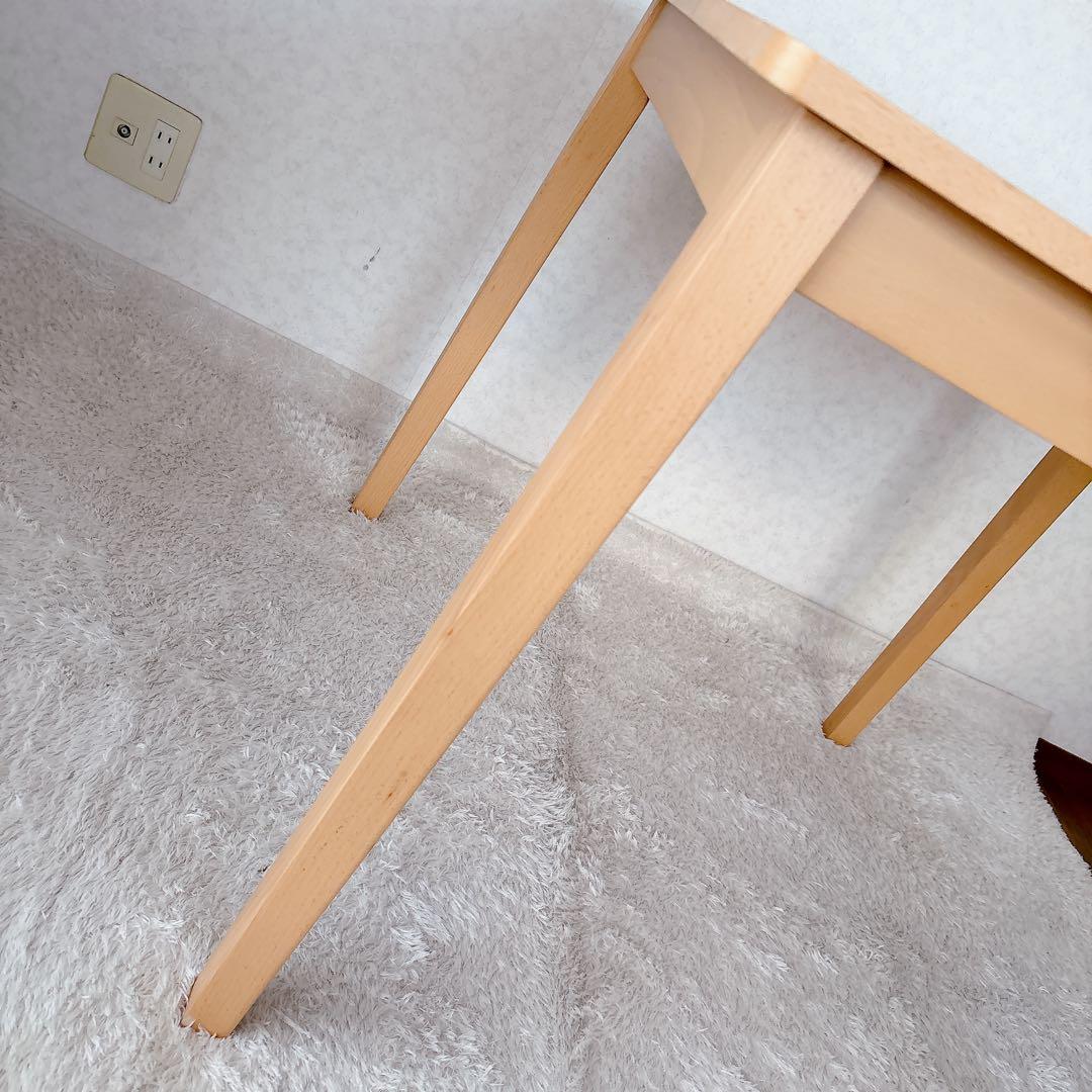 Ryosaku様リクエスト品】正方形 ダイニングテーブル 4人掛け ナチュラル