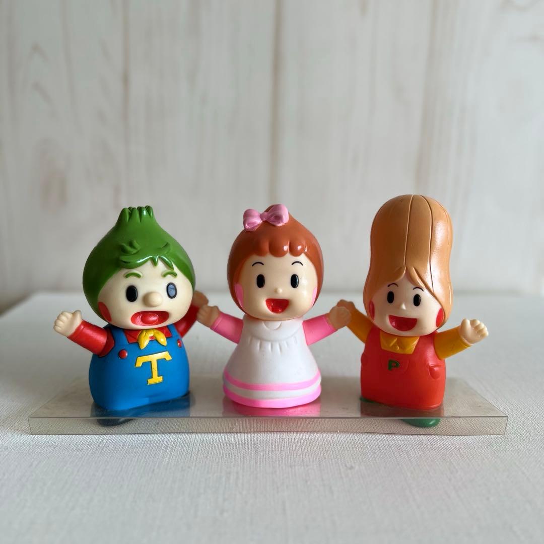 希少 NHK チロリン村物語 ソフビ人形 3体セット ニノヘ製 当時物 レア