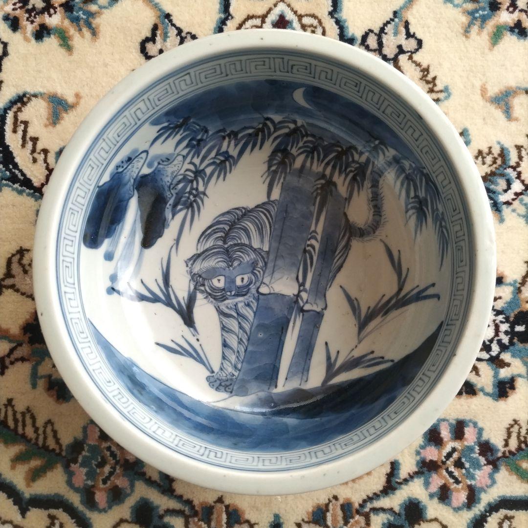 古伊万里 江戸期 竹虎 鉢 骨董 アンティーク - メルカリ