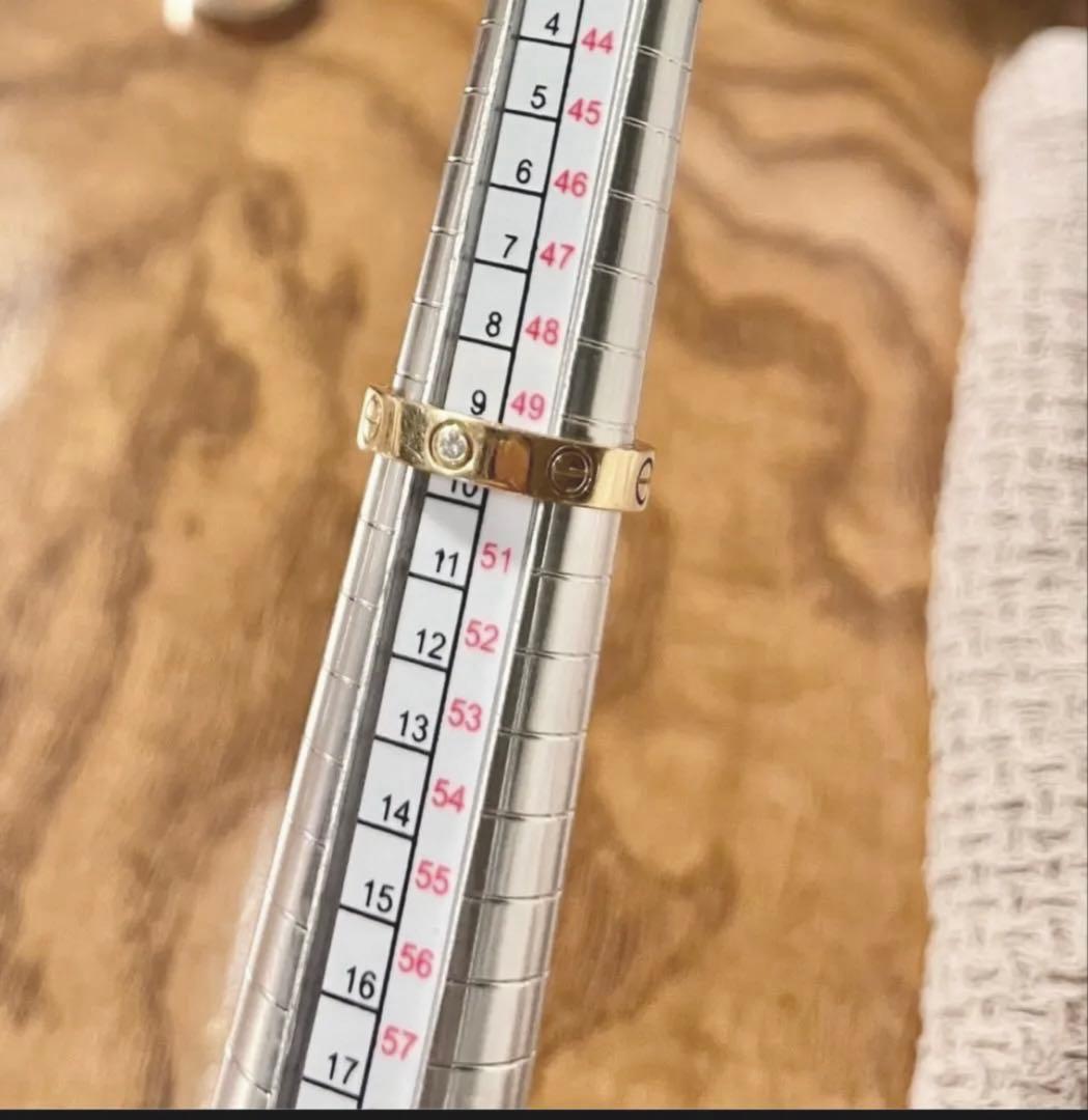 カルティエ ミニラブリング　PG 1PDダイヤモンド