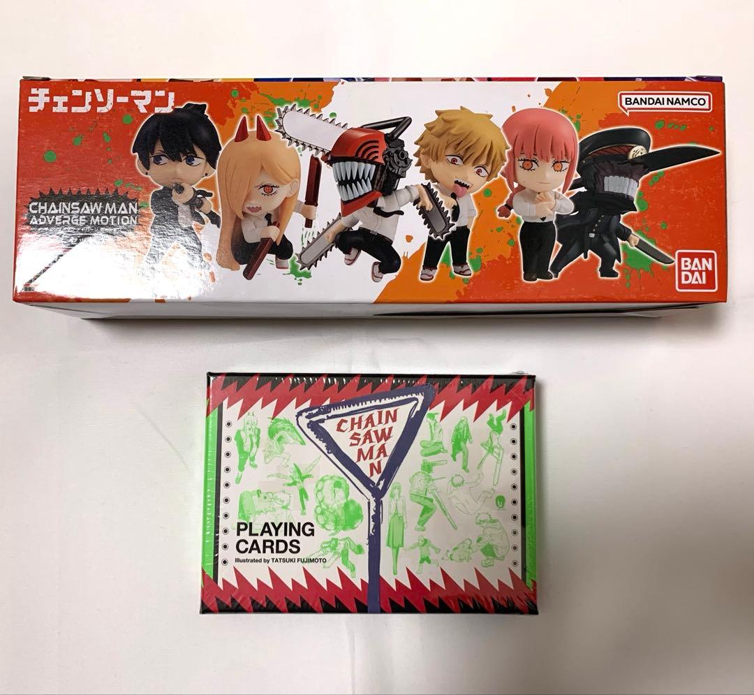 チェンソーマン　ADVERGE MOTION フィギュア　箔押しトランプ　未開封
