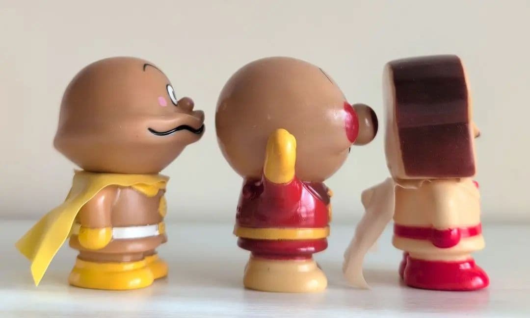 初期ソフビ アンパンマン しょくぱんまん カレーパンマン 1989 フィギュア