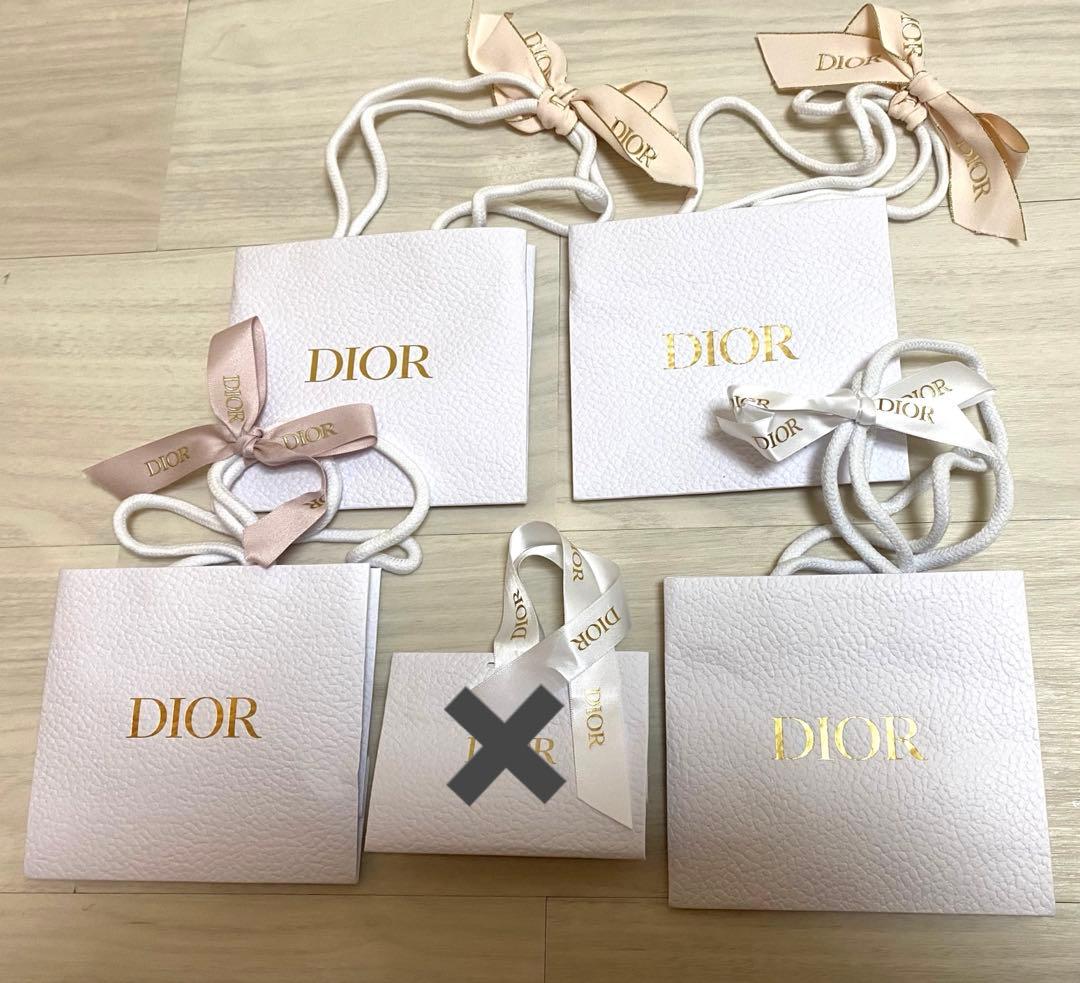 Dior ショッパー ショップ袋 4枚セット - メルカリ