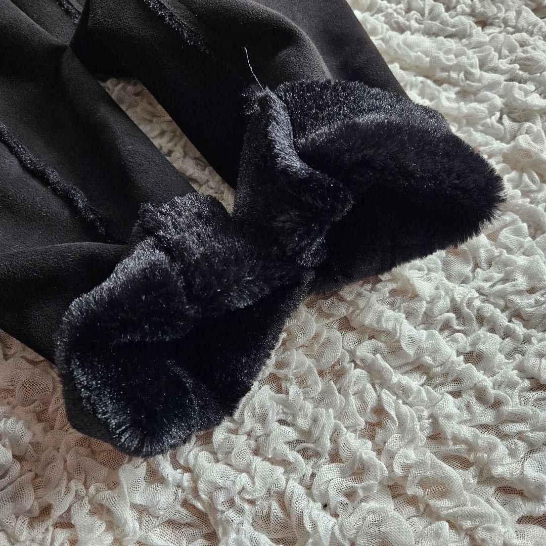 CIVARIZE シヴァーライズ フェイクムートンコート 黒 44