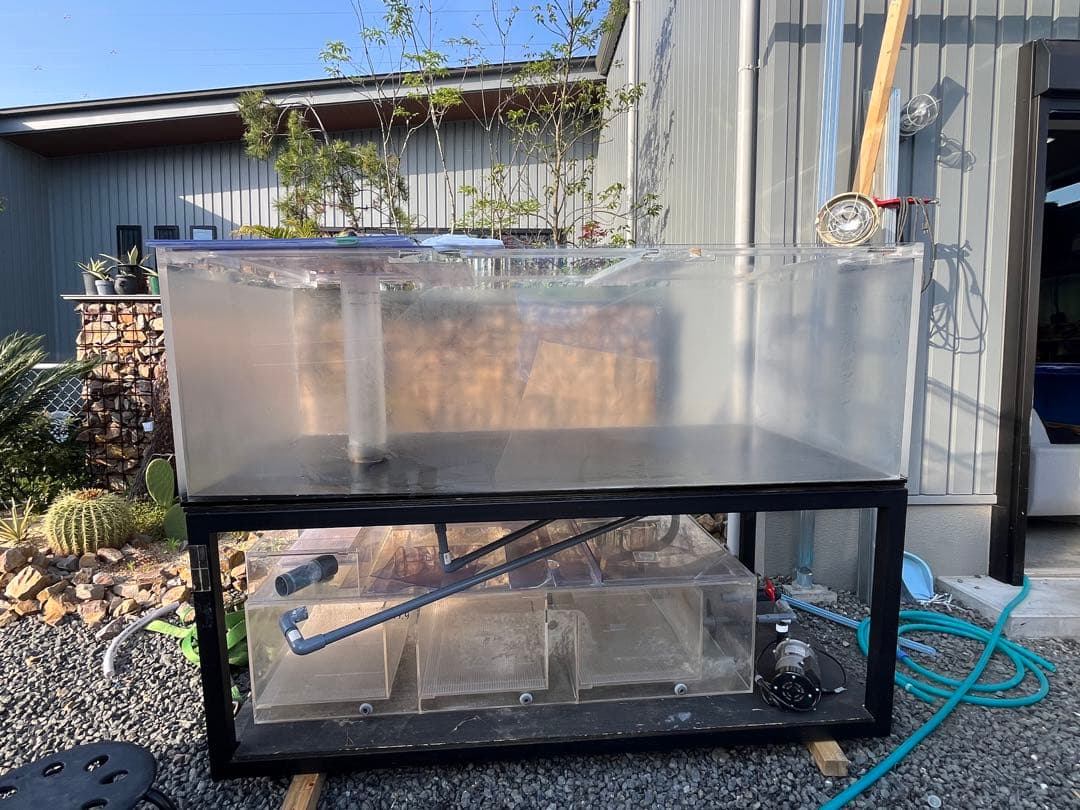 1800×600×600オーバーフローアクリル水槽 セット