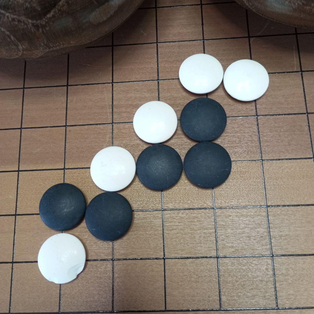 本格囲碁盤　本榧　碁盤囲碁　ヘソあり美品　高級品昭和レトロ　脚付囲碁盤碁石セット