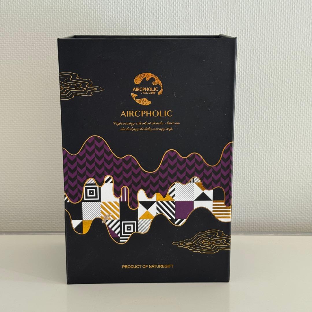 【美品】AIRCPHOLIC エアクフォリック 気化酒 官能体験 アルコール 気化アルコールが漂う新感覚お酒グッズAIRCPHOLIC（エアクフォリック