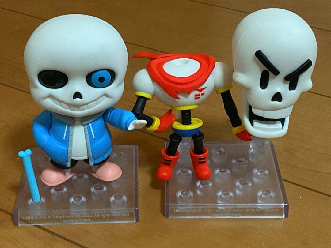 Undertale アンダーテール サンズ パピルス ねんどろいど 箱無し