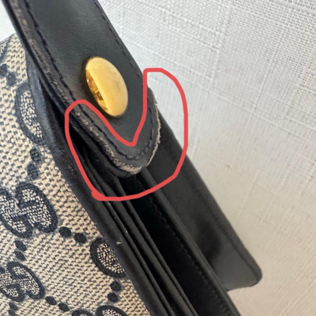 GUCCI ショルダー 肩掛け バッグ 24×16 オールドグッチ ビンテージ