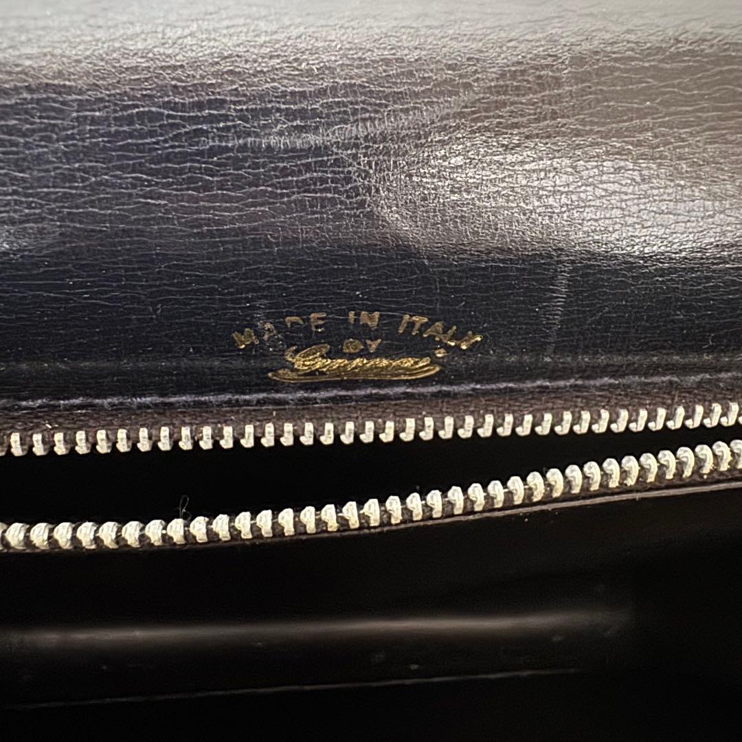 GUCCI ショルダー 肩掛け バッグ 24×16 オールドグッチ ビンテージ