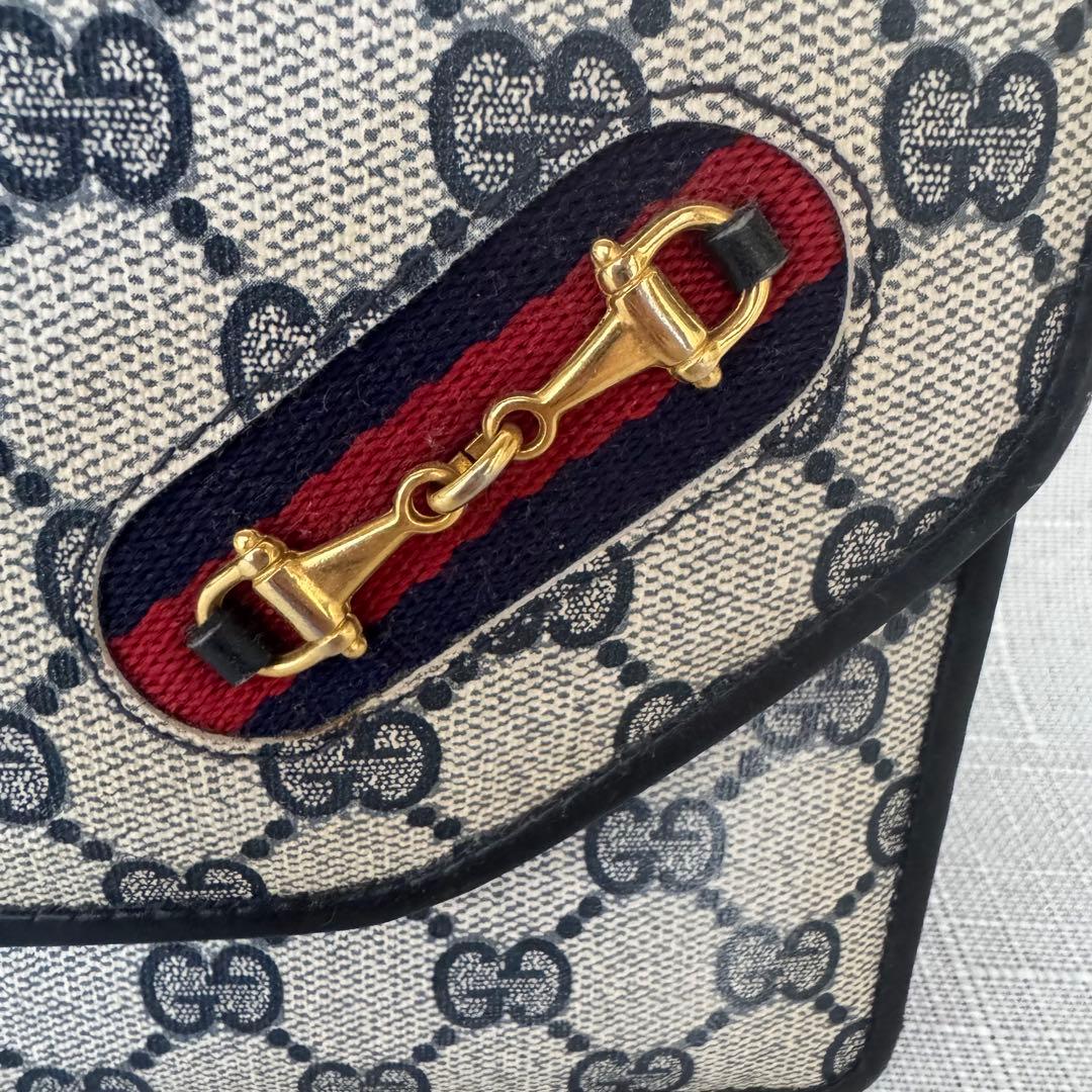 GUCCI ショルダー 肩掛け バッグ 24×16 オールドグッチ ビンテージ