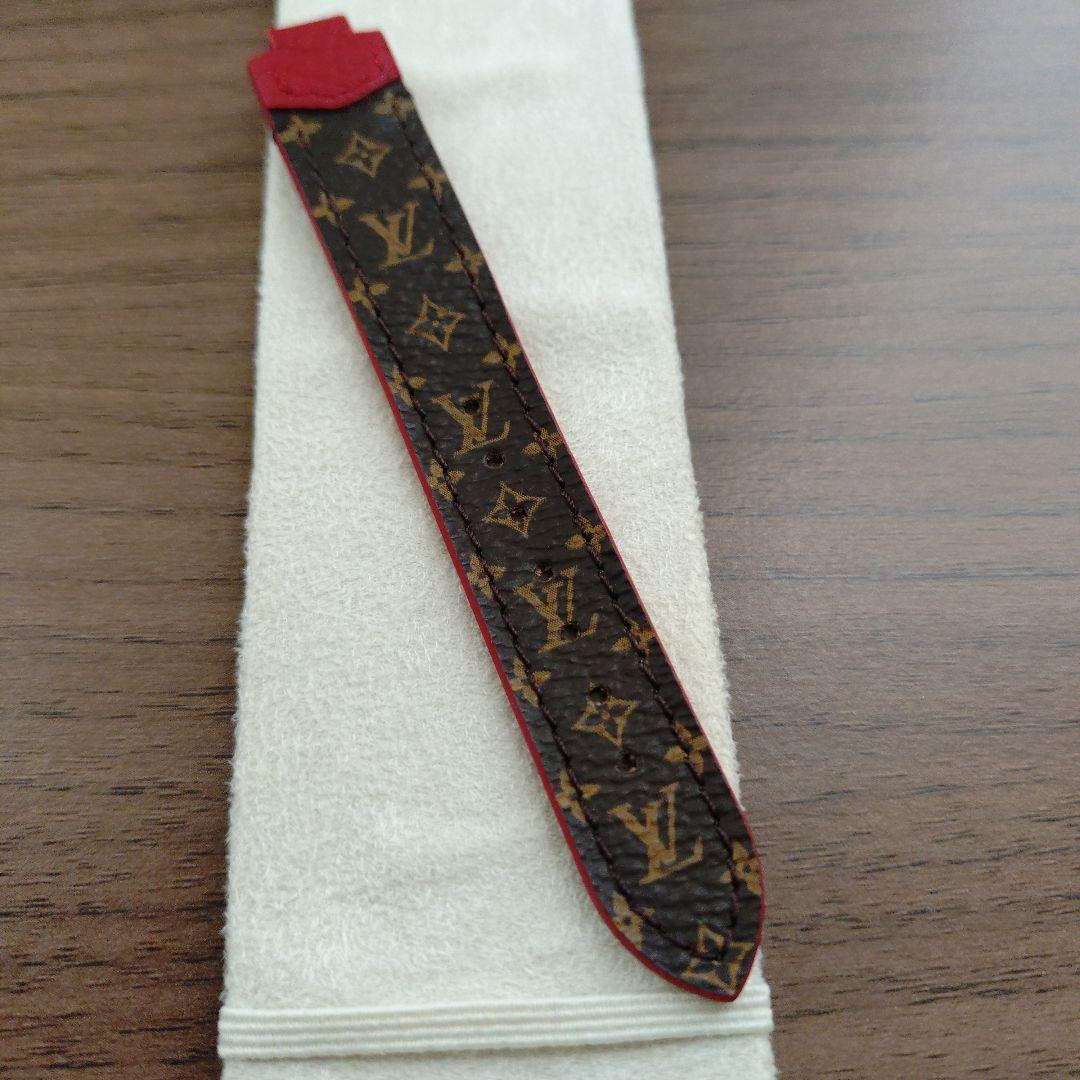 ルイヴィトン タンブールモノグラムベルト ワンタッチ尾錠付