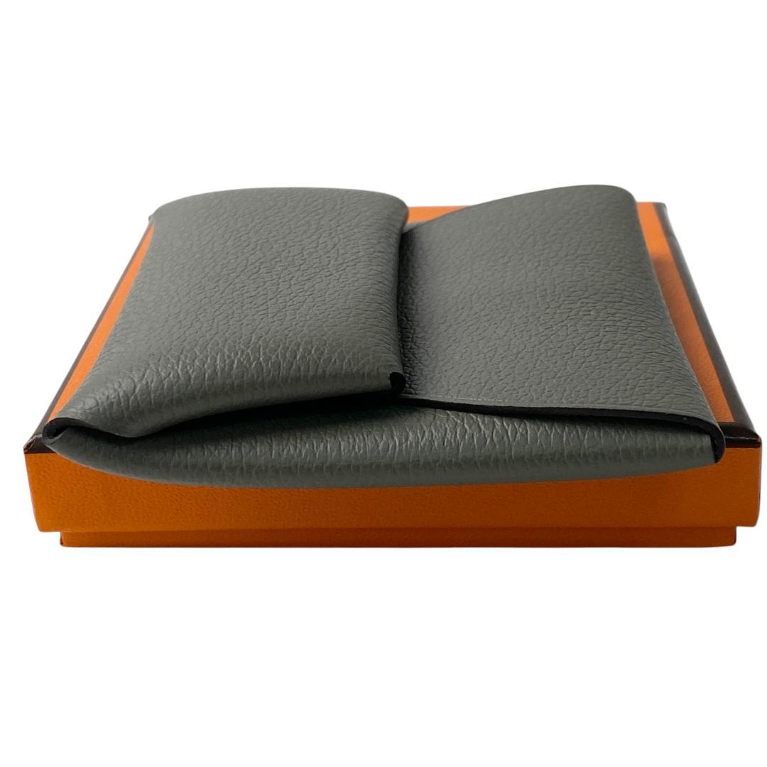 未使用 エルメスHERMES バスティア U刻印 ケース グリメイヤー