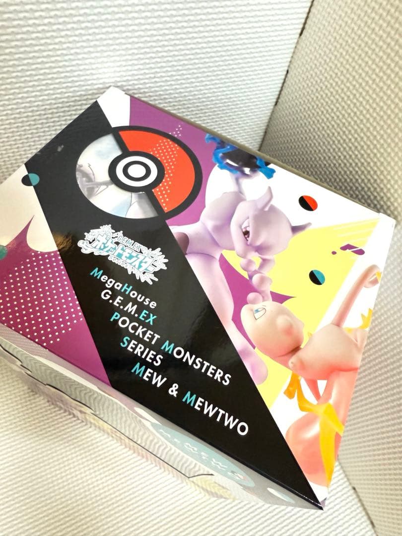 【美品】G.E.M.EXシリーズ ミュウ＆ミュウツー フィギュア　特典色紙付