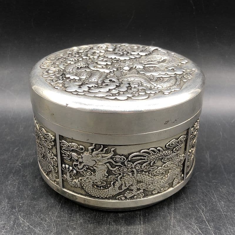 銅製 竜騰四海茶壺 雲龍茶壺 装飾品 工芸品 美術品 置物