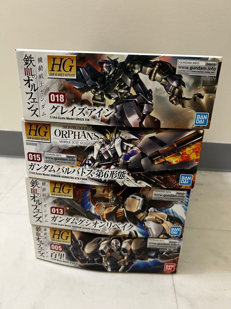 【新品・未使用】鉄血のオルフェンズ　HGシリーズ　17点＋おまけ