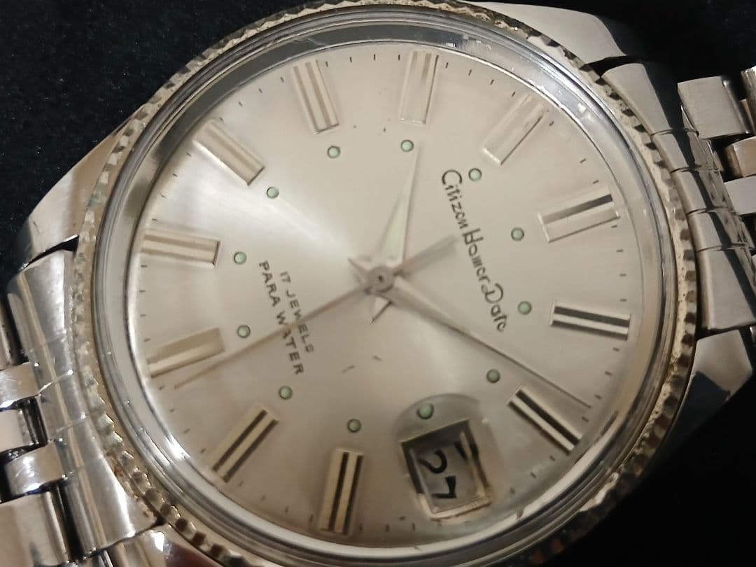 ②【CITIZEN】シチズンホーマーデイト17石パラウォーター