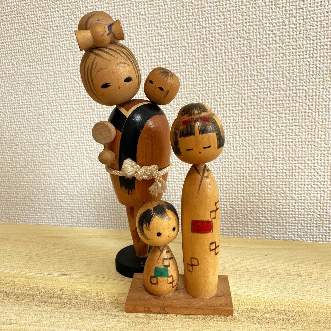 こけし 2体セット - メルカリ