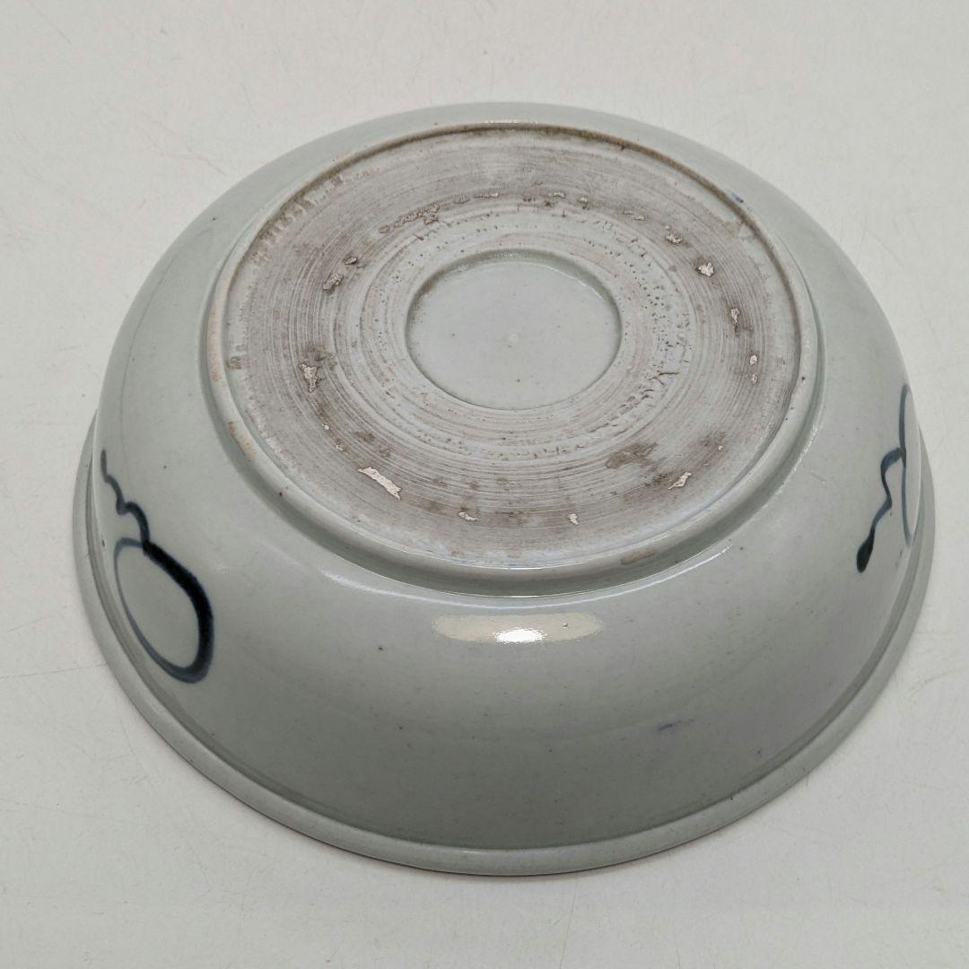 江戸末期 古伊万里 くらわんか皿 染付山水図 食器 有田焼 伊万里焼