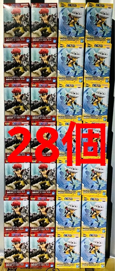 28個セット ワンピース ワールドコレクタブルフィギュア キッド ロー ③ ワンピース ワーコレ ロー キッド フィギュア - メルカリ